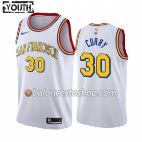 Camiseta Niños NBA Golden State Warriors Stephen Curry 30 2019-20 Nike Classic Edition Swingman